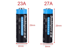 27A akumuliatorius vs 23a Baterija: skirtingi dydžiai, ta pati energija