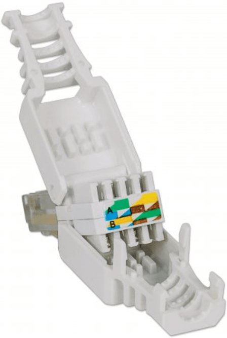 Toolless RJ45 Connectors