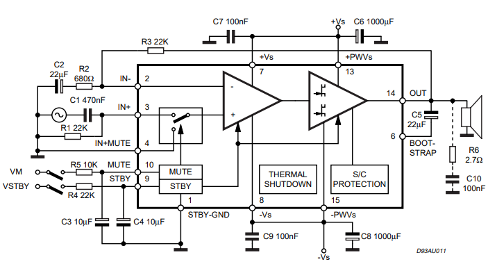 TDA7294 Circuit