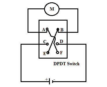 DPDT Switch to Motor Connection