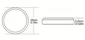 CR2032 Battery Size